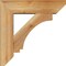 Ekena Millwork Imperial Slat Rough Sawn Bracket w/ Offset Brace, Western Red Cedar, 6"W x 20"D x 20"H BKT0604X20X20IMP06RWR - alternate 4